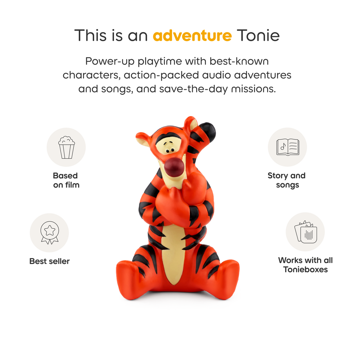 tonies: Disney - Winnie the Pooh - Tigger Tonies Audio Character