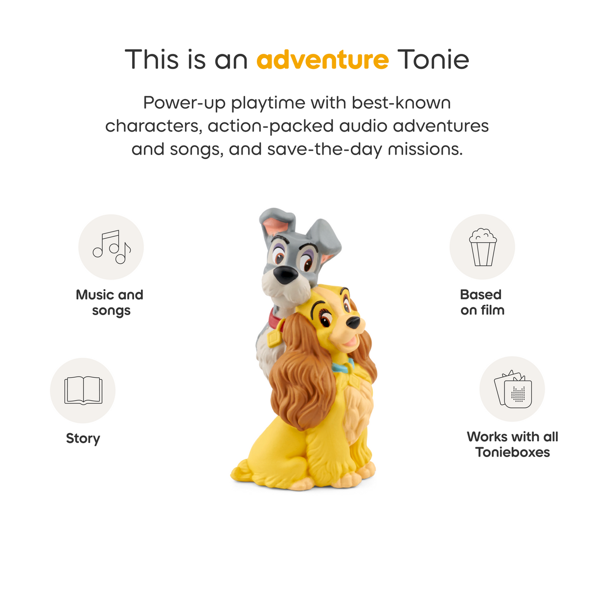 tonies: Disney - Lady and the Tramp Tonie Audio Character