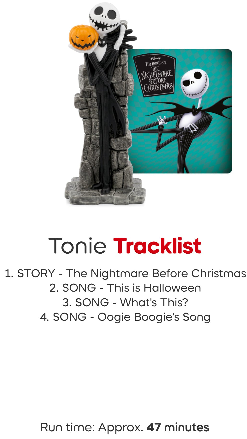 tonies: Disney - Tim Burton's - The Nightmare Before Christmas Tonie Audio Character