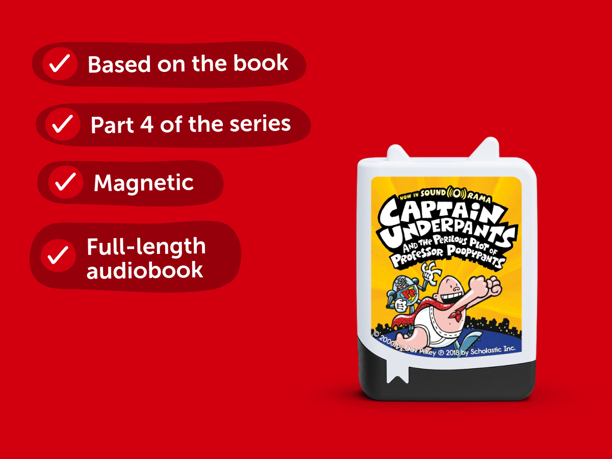 tonies: Captain Underpants and the Perilous Plot of Professor Poopypants Book Tonie