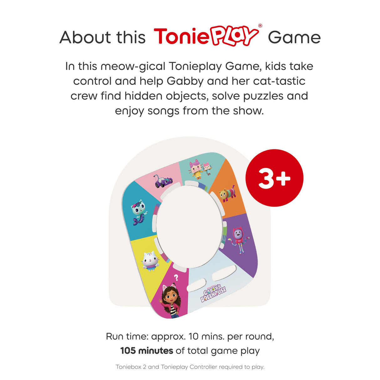 tonies: Gabby's Dollhouse - Gabby's Cat-tastic Scavenger Hunt (Tonieplay Disc)