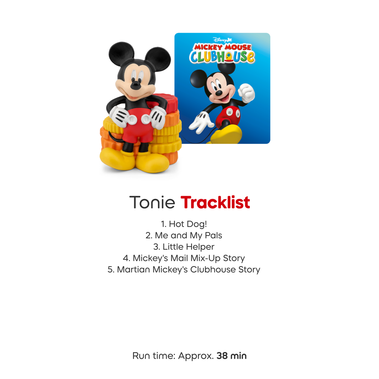 tonies: Disney - Mickey Mouse Clubhouse - Mickey Tonie Audio Character