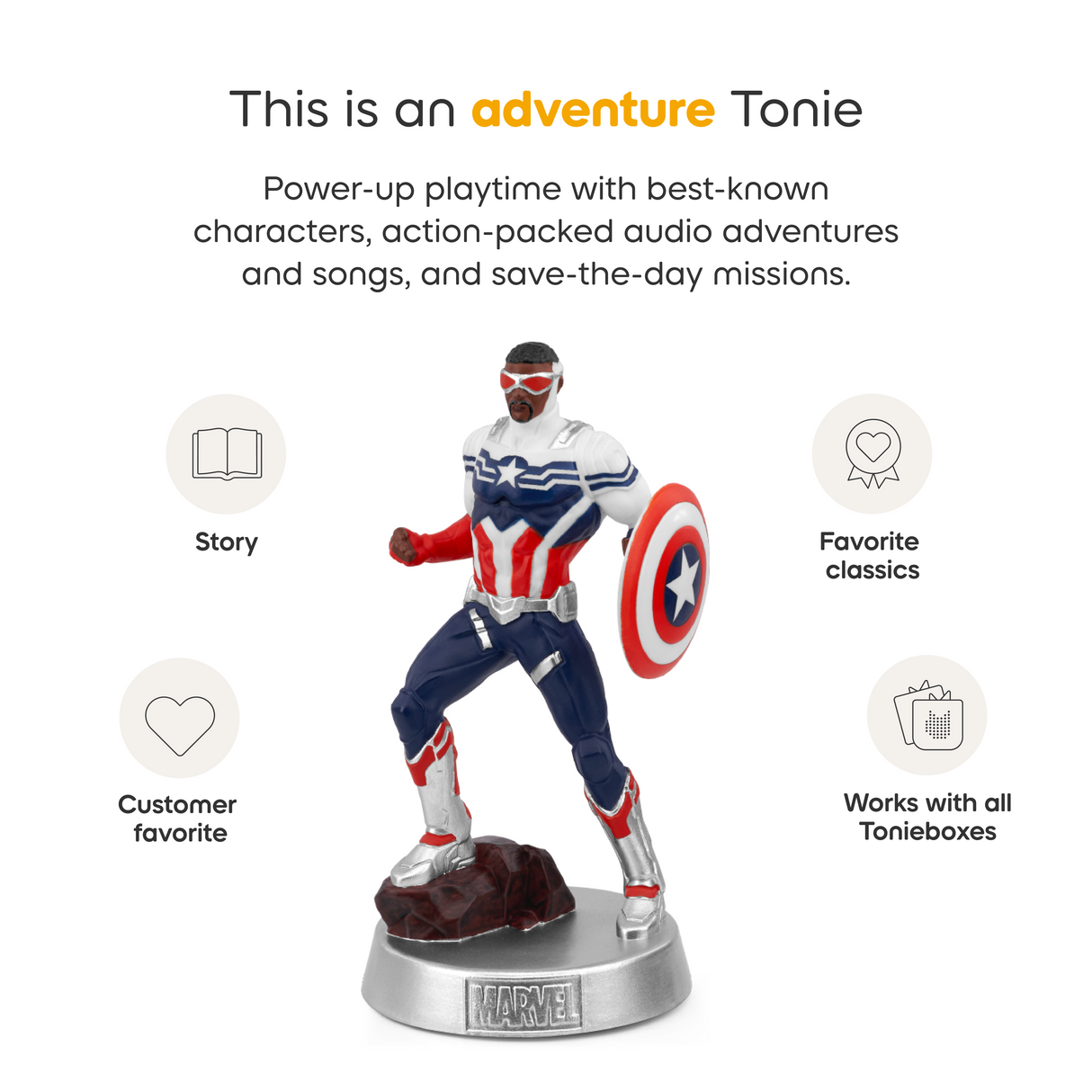 tonies: Marvel - Captain America Tonie Audio Character