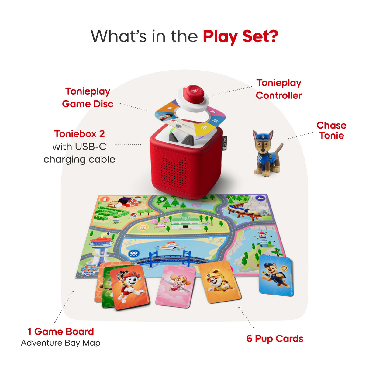 tonies: Toniebox 2 Sky Blue Play Set Paw Patrol Chase
