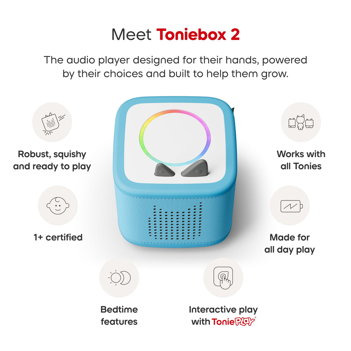tonies: Toniebox 2 Sky Blue Play Set Paw Patrol Chase