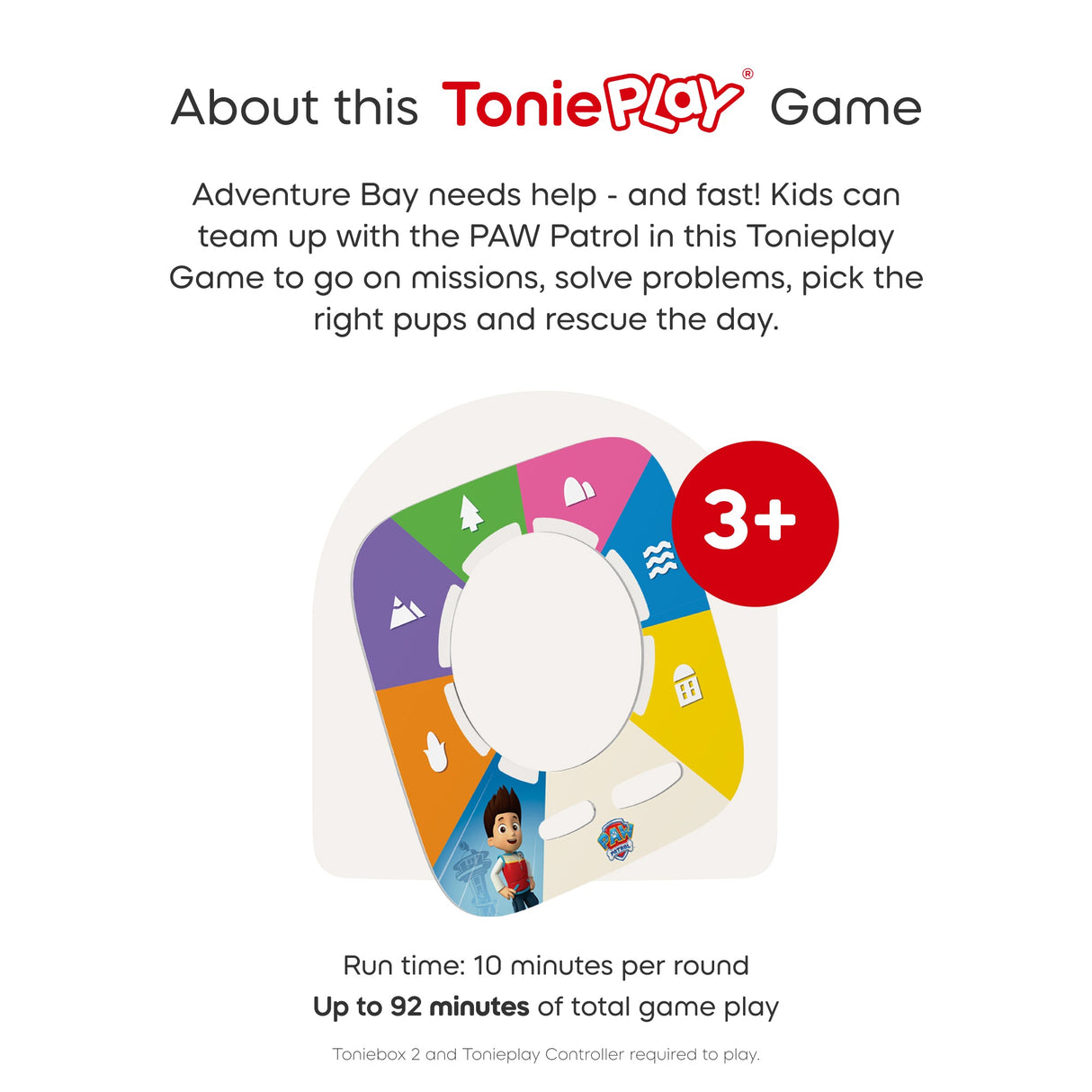 tonies: Toniebox 2 Sunset Red Play Set Paw Patrol Chase