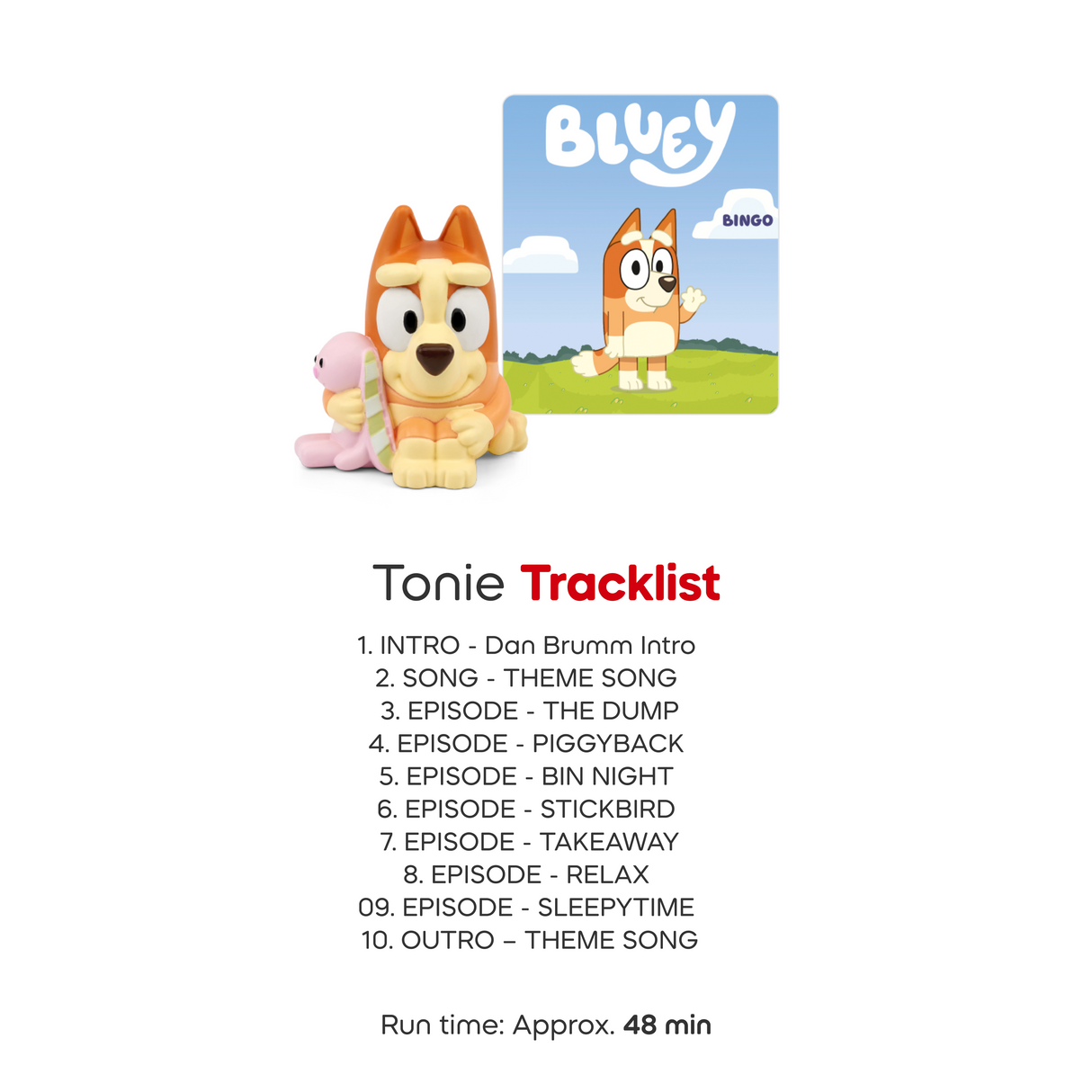 tonies: Bluey 3 Pack - Bluey, Muffin & Bingo