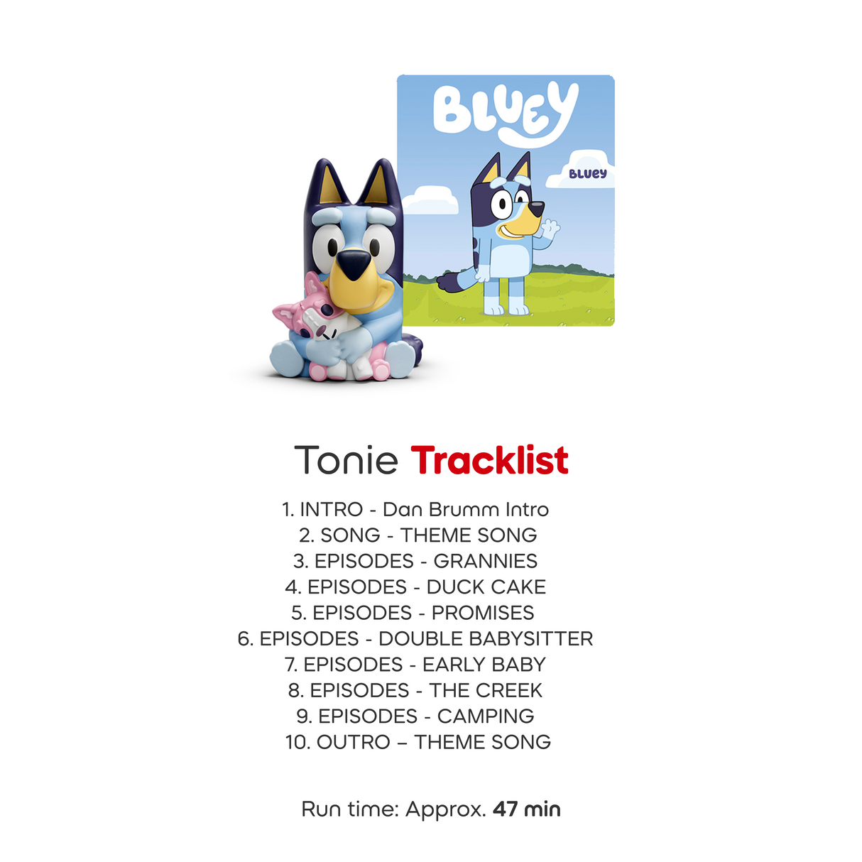 tonies: Bluey 3 Pack - Bluey, Muffin & Bingo