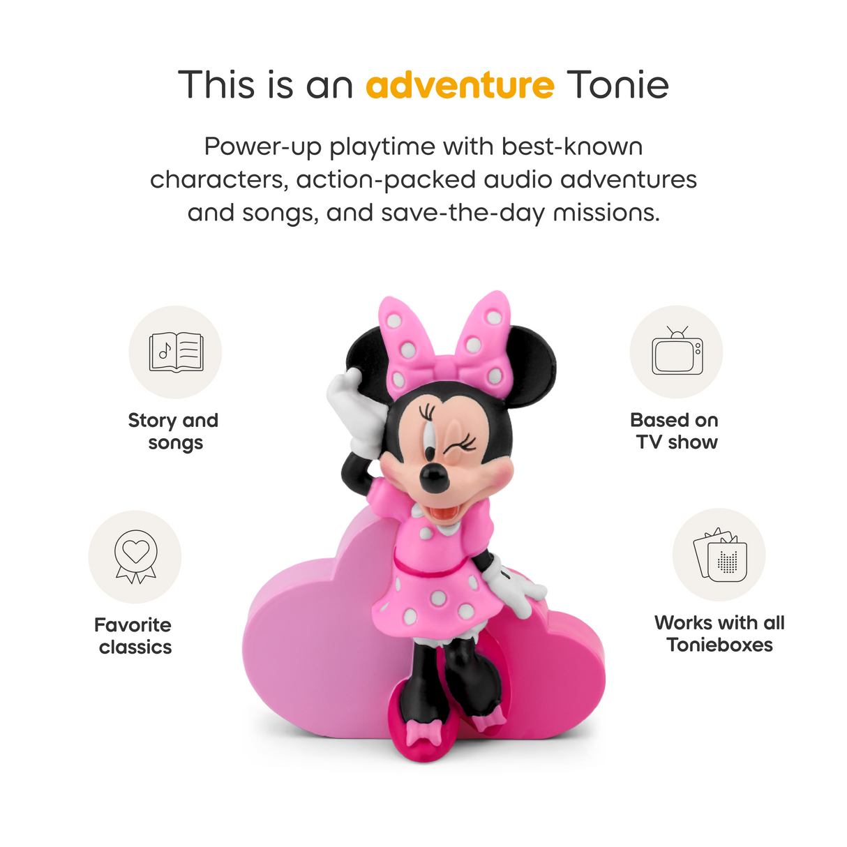 tonies: Disney - Mickey Mouse Clubhouse - Minnie Tonie Audio Character