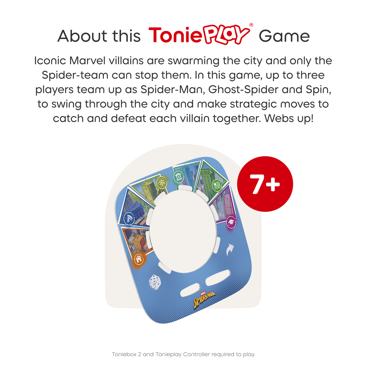 tonies: Marvel - Spiderman - Neighbourhood Heroes Tonieplay Game