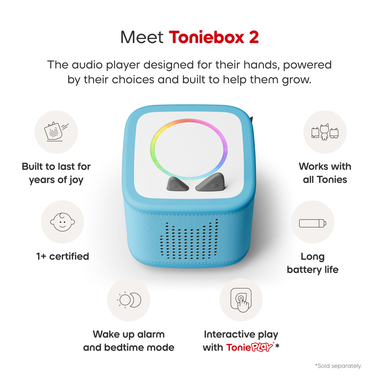 tonies: Toniebox 2 Sky Blue Starter Set - Bluey