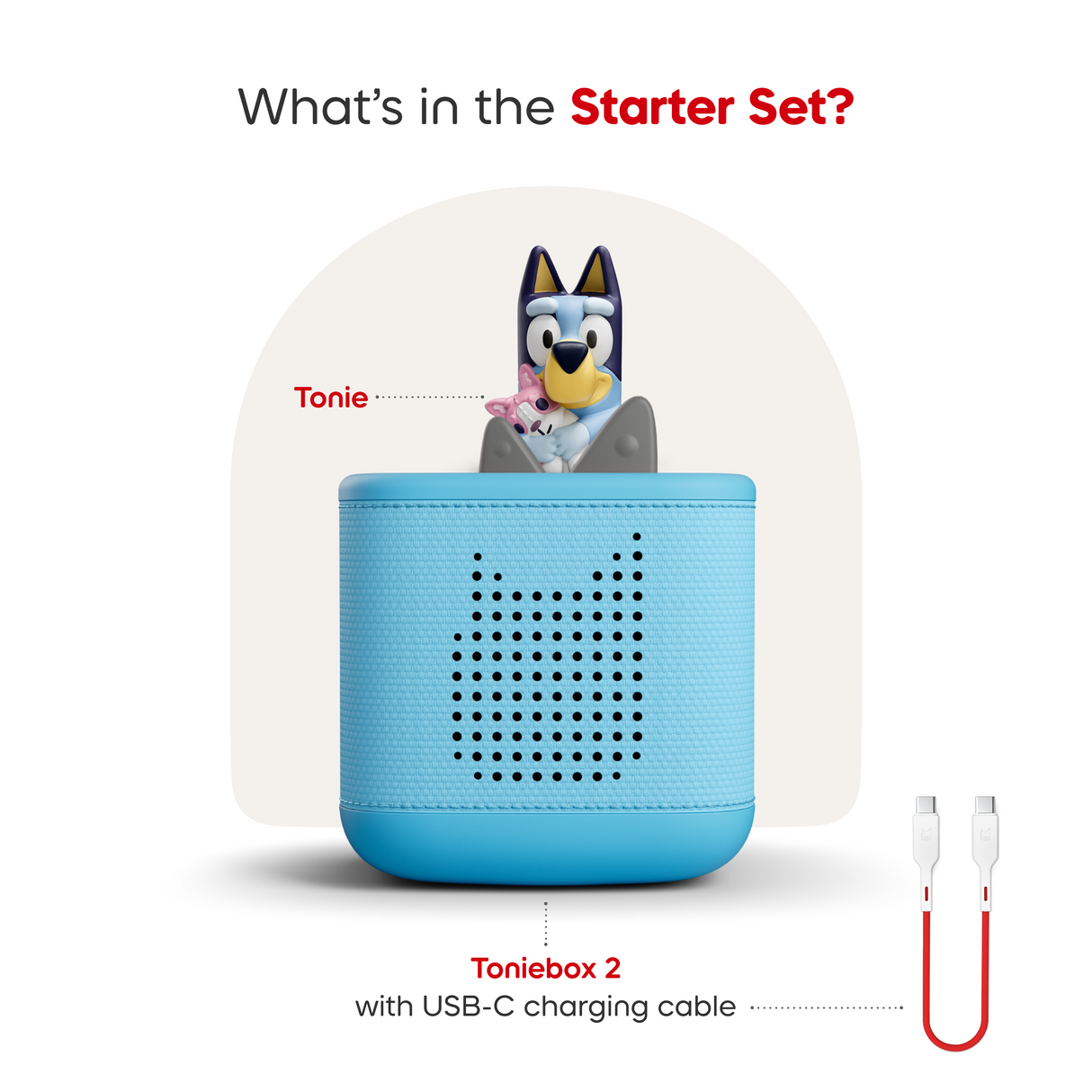 tonies: Toniebox 2 Sky Blue Starter Set - Bluey