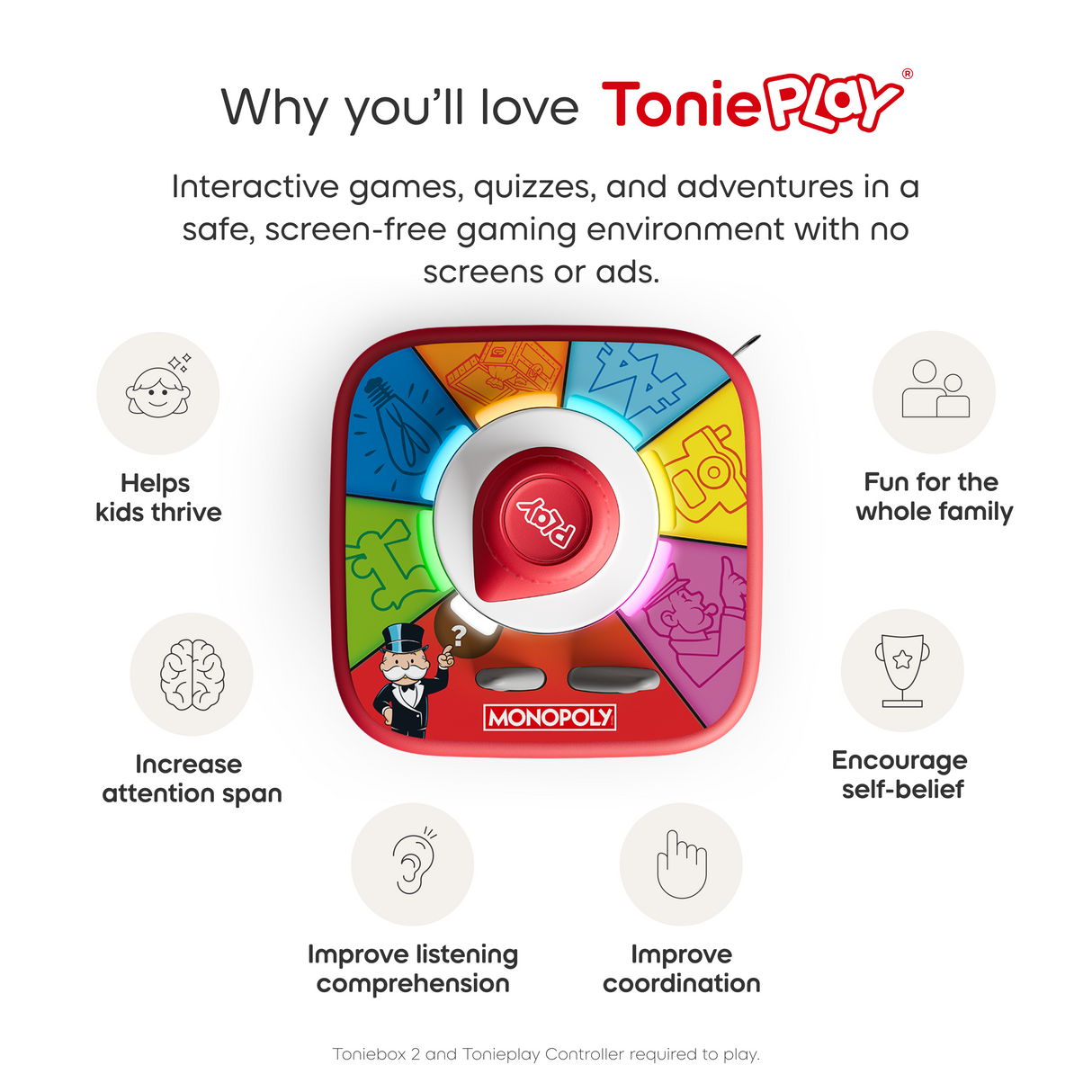 tonies: Tonieplay Game Hasbro - Monopoly Real Estate Rush
