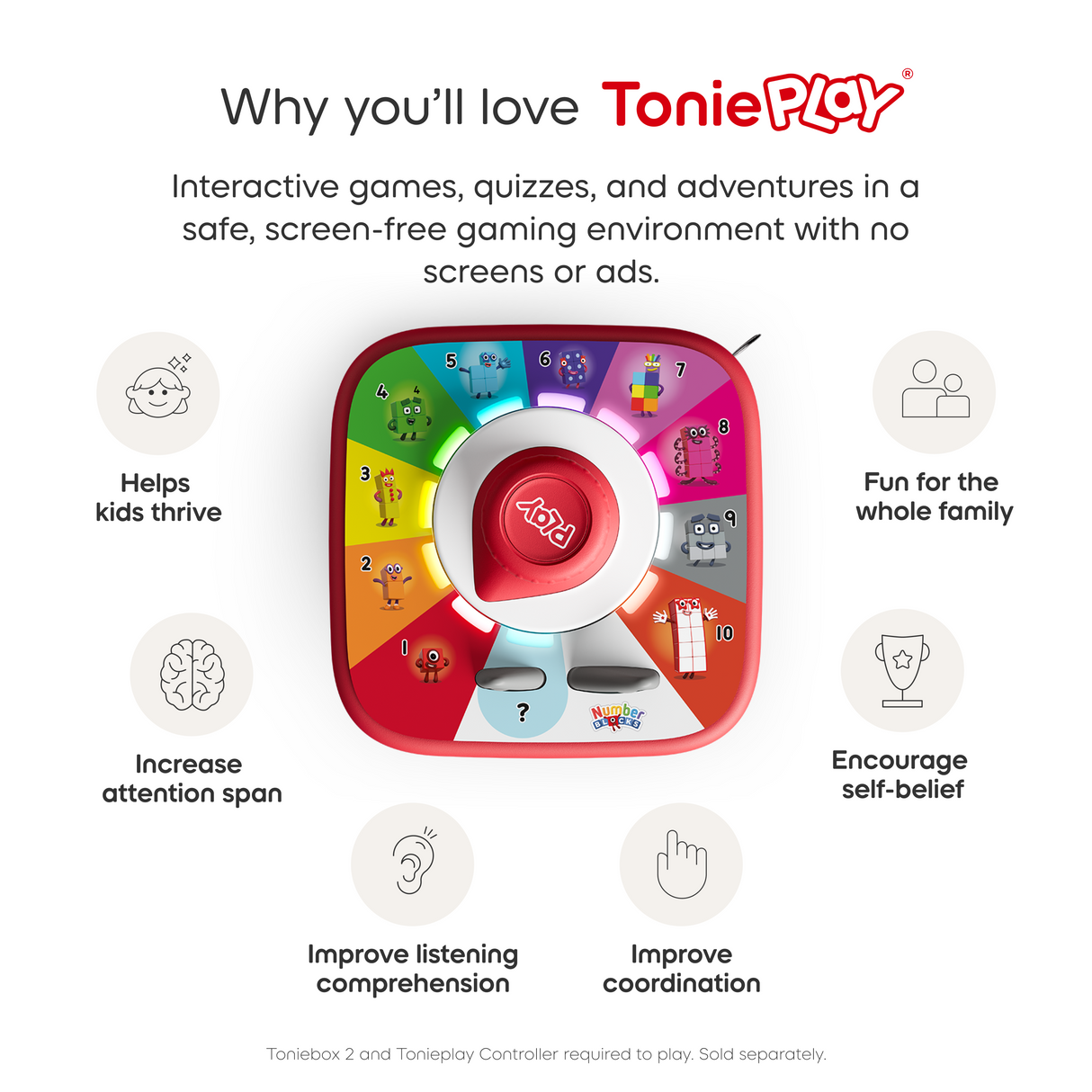 tonies: Numberblocks Tonieplay Medium