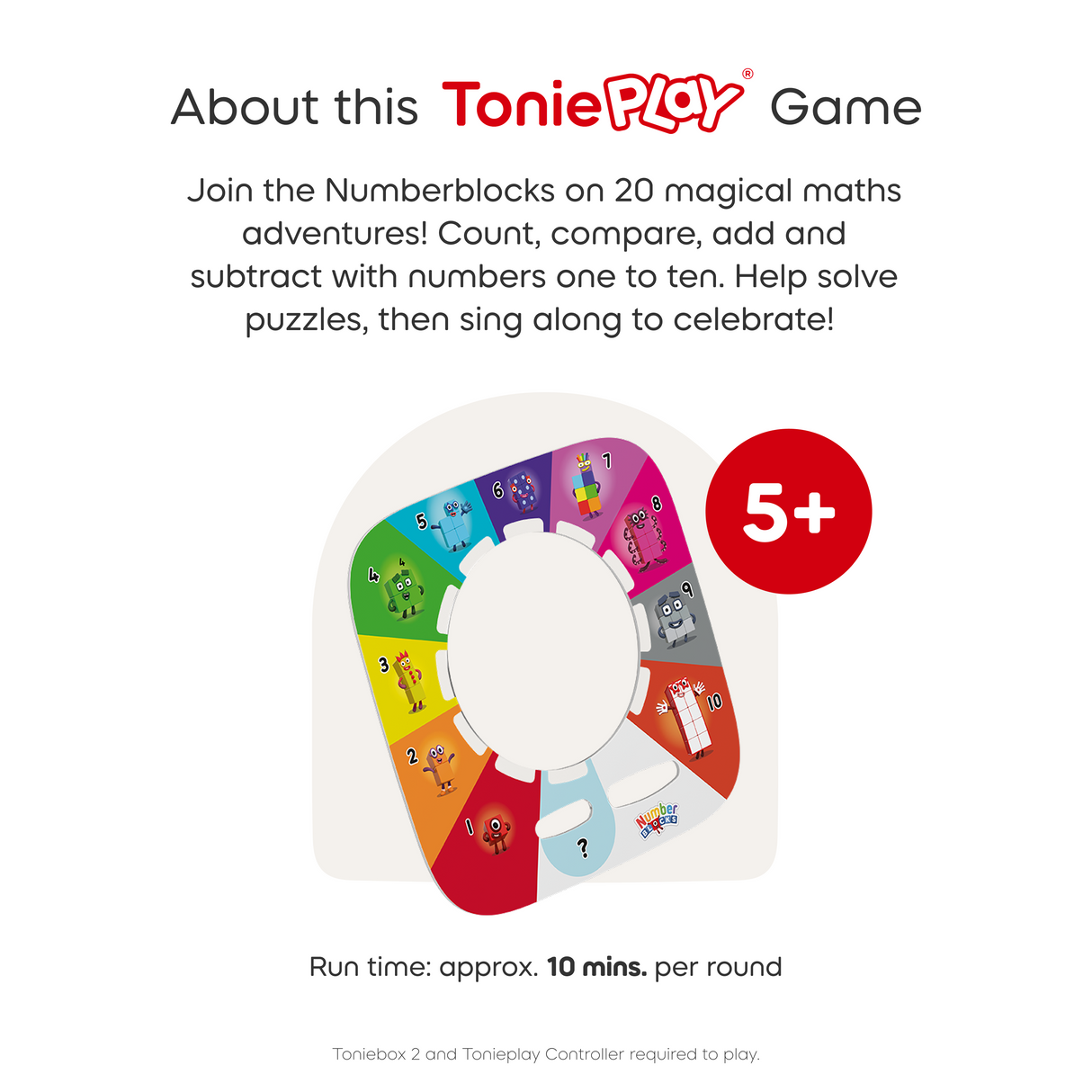 tonies: Numberblocks Tonieplay Medium