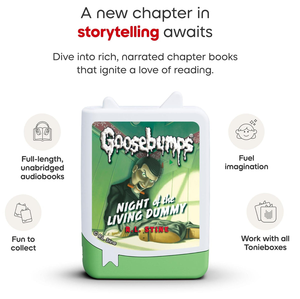 tonies: Goosebumps - Night of the Living Dummy Book Tonie