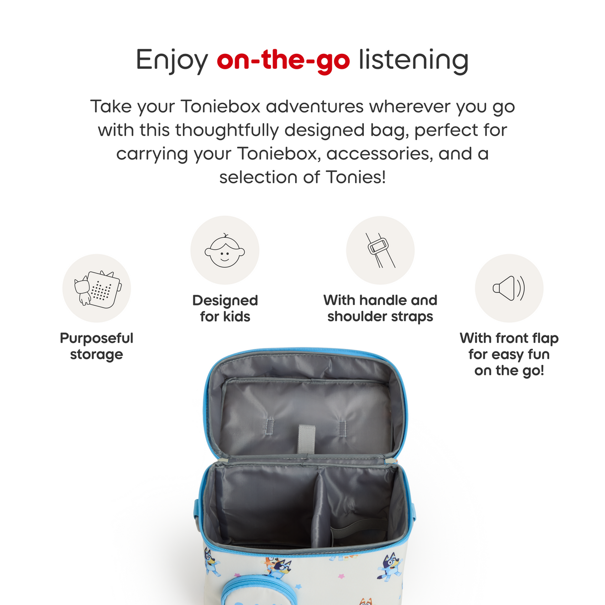 tonies: Listen & Go Carry Bag - Bluey