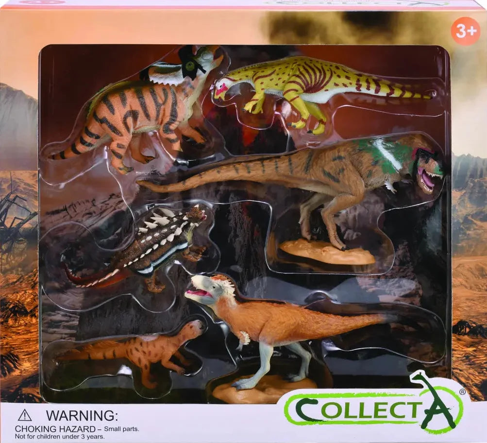CollectA: 6pcs Exotic Dinosaurs Boxed Set