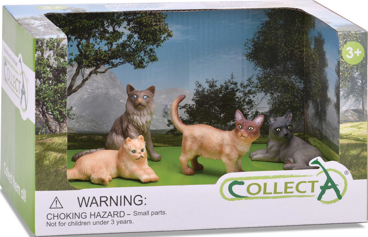 CollectA: 4pcs Dog & Cat Open Boxed Set