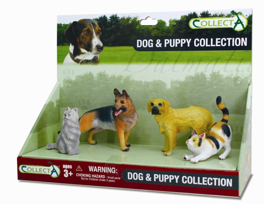 CollectA: 4pcs Cats & Dogs Set