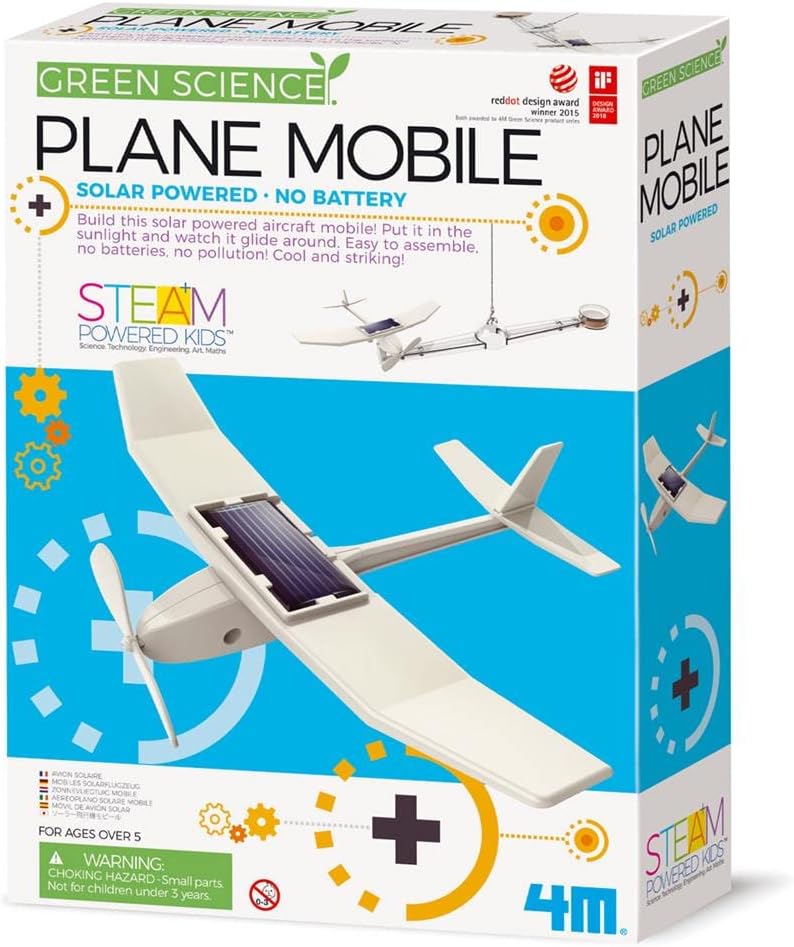 4M Green Scieve Solar Plane Mobile