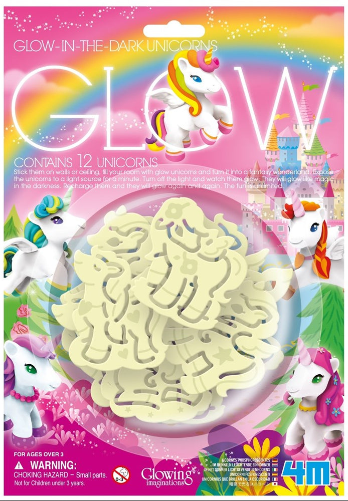 4M: Glow In The Dark Unicorns 12 Pack