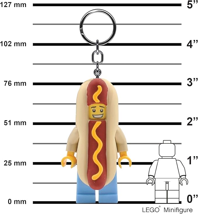 LEGO® Minifigures™ Keychain Light Hot Dog Man