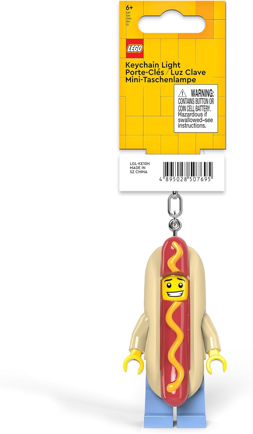 LEGO® Minifigures™ Keychain Light Hot Dog Man