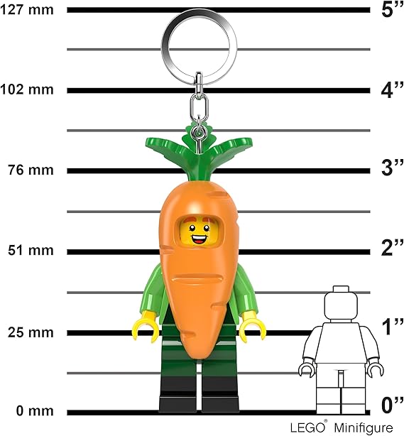 LEGO® Minifigures™ Keychain Light Carrot Mascot