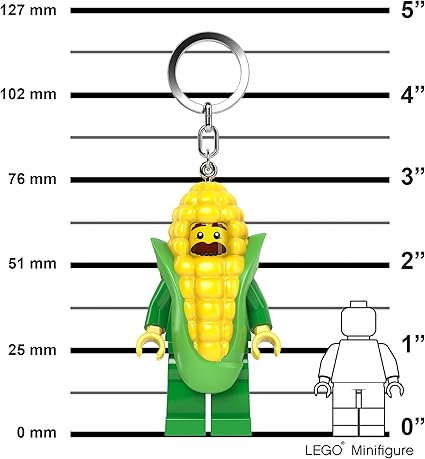 LEGO® Minifigures™ Keychain Light Corn Cob Guy