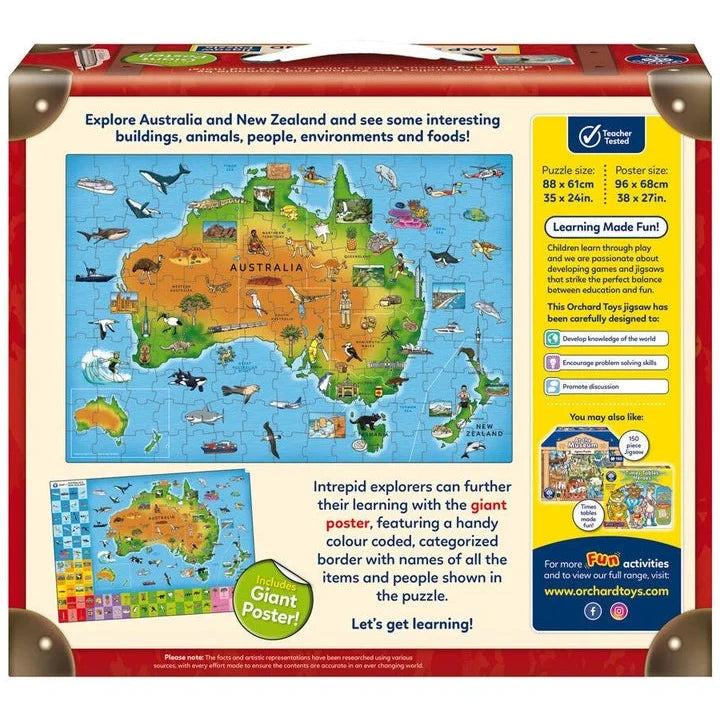 Orchard Toys: Map of Australia & New Zealand Puzzle