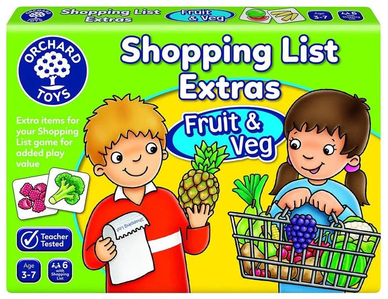 Orchard Toys: Shoping List Booster Pack Fruit & Veg