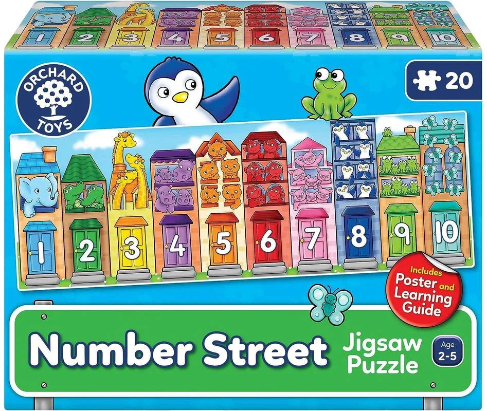 Orchard Toys: Number Street 20 Pieces Puzzle