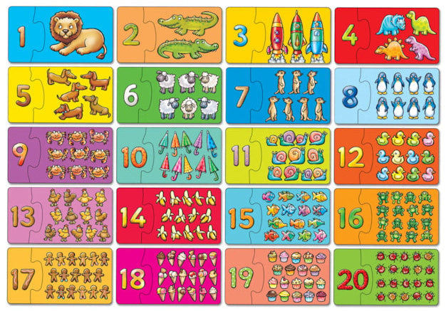 Orchard Toys: Match and Count 20 Pieces Puzzle