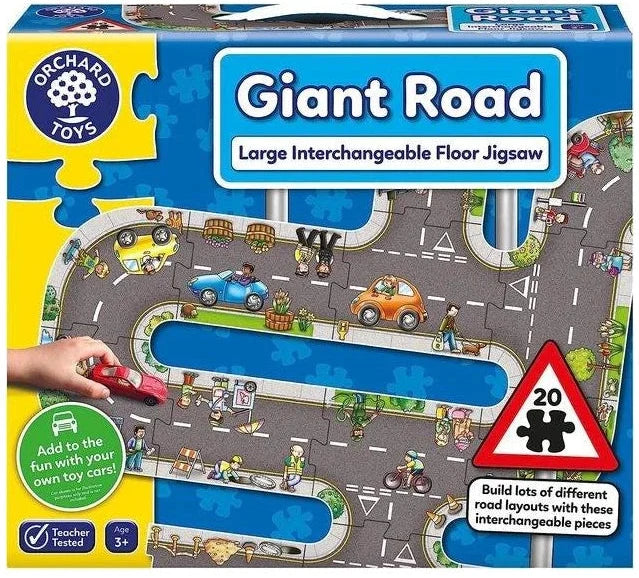 Orchard Toys: Giant Road Floor Jigsaw 20 Pieces Puzzle