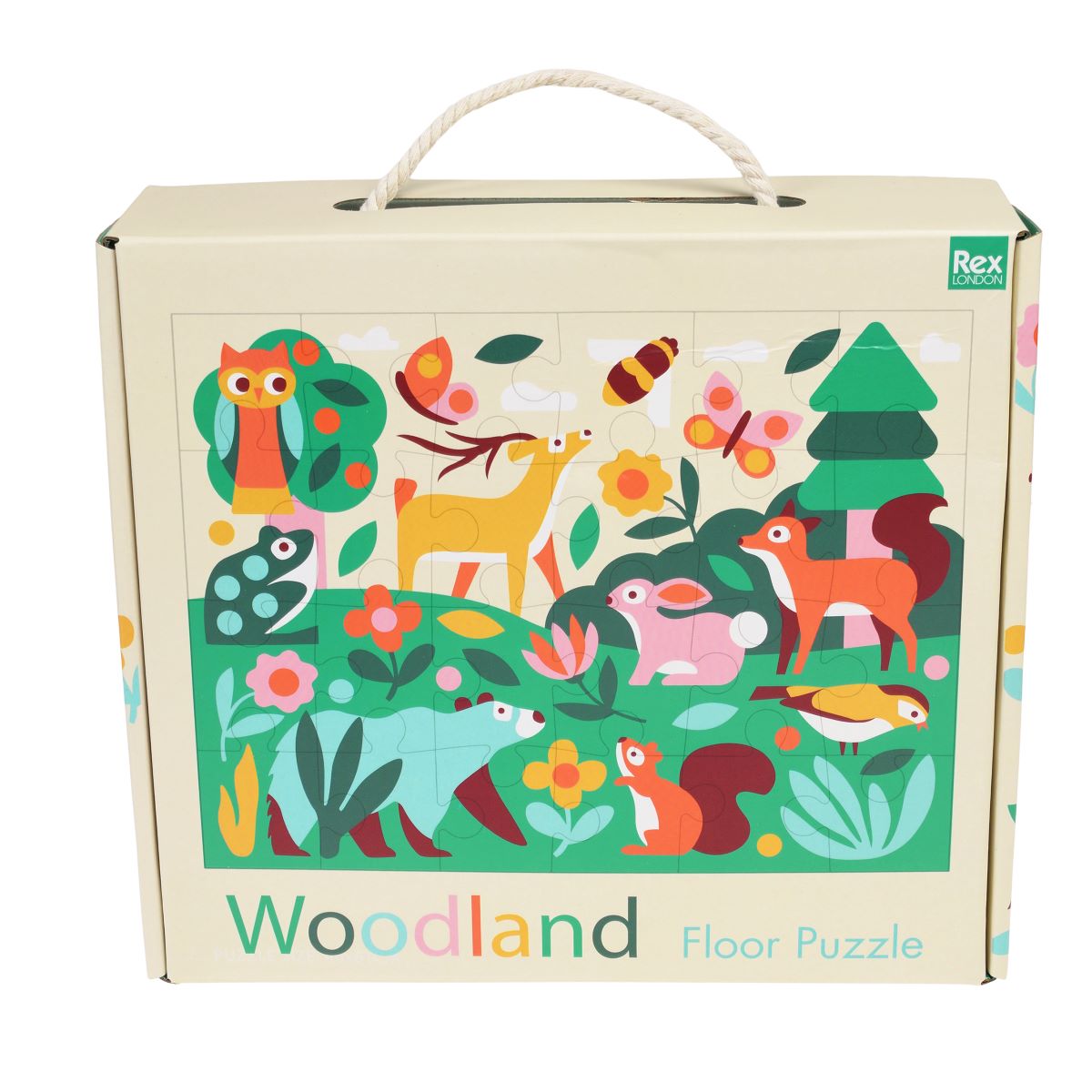 Rex London - 24pc Floor Puzzle - Woodland