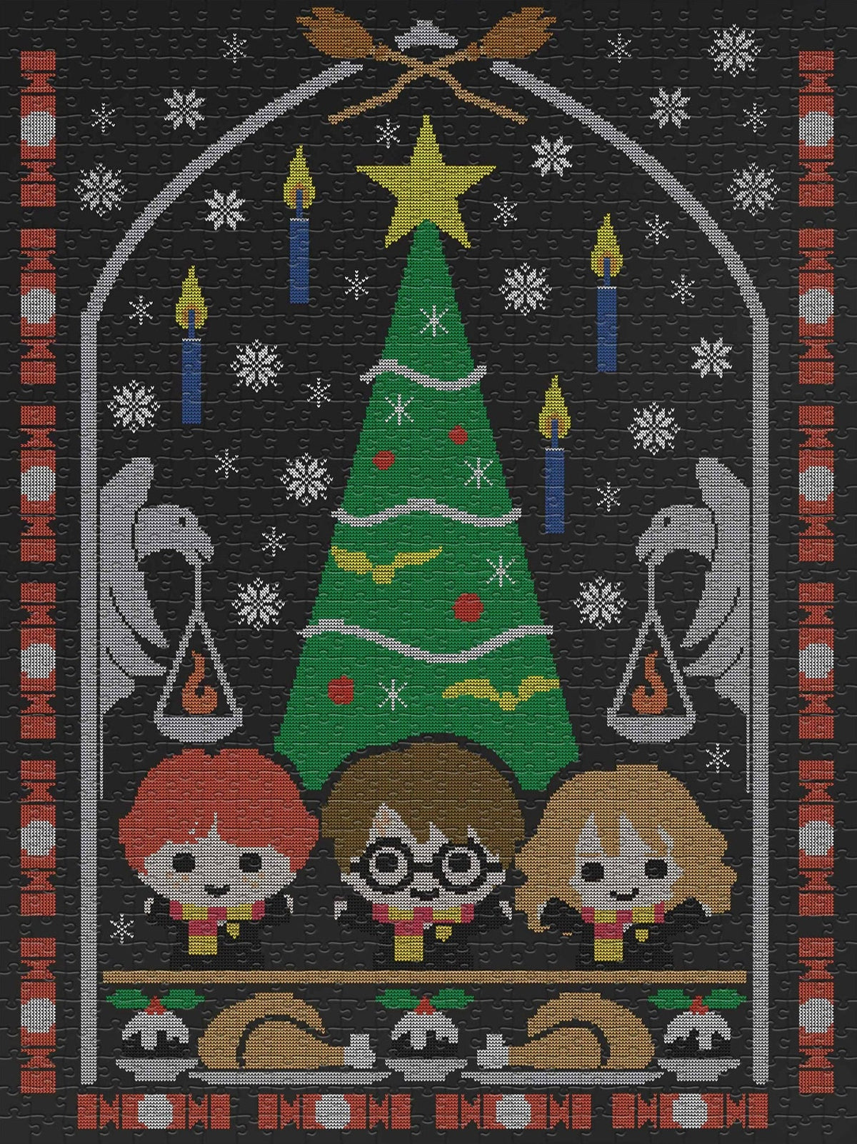 Harry Potter Christmas - Holiday at Hogwarts 1000p