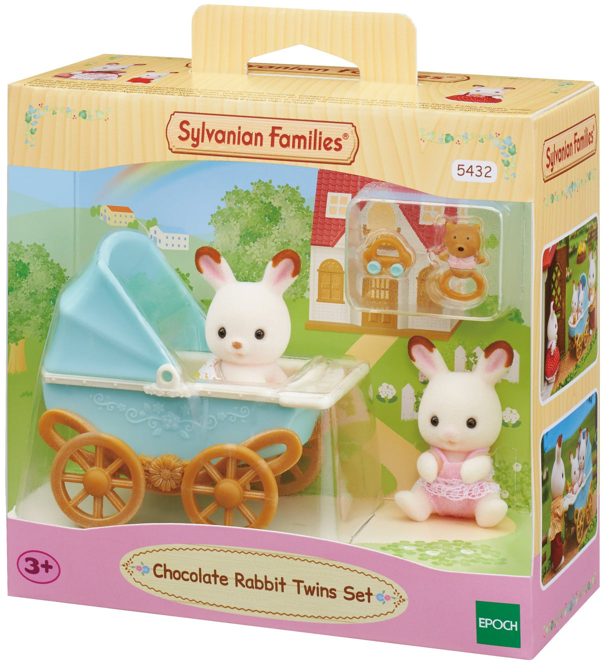 Sylvanian Families Chocolate Rabbit Twins Set