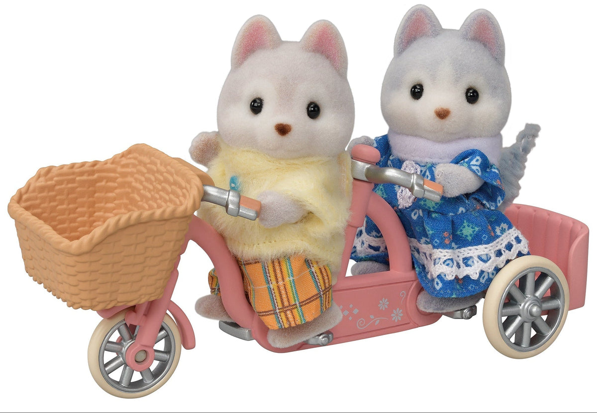 Sylvanian Families - Tandem Cycling Set Husky