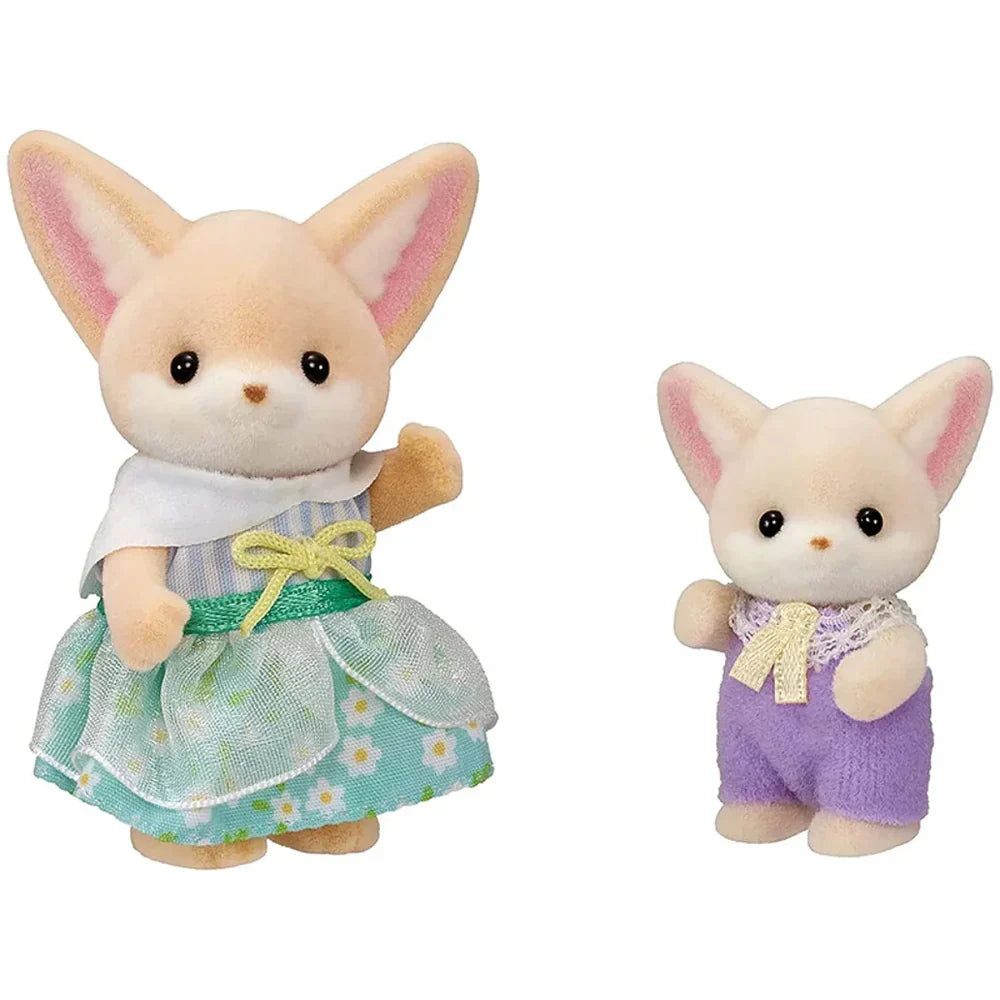 Sylvanian Families Sunny Picnic Set Fennex Fox Sister & Baby
