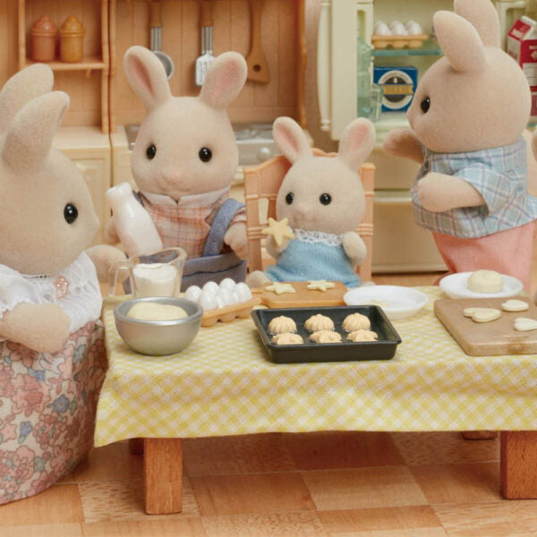 Sylvanian Families Milk Rabbit Family