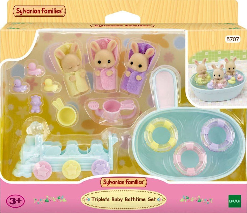Sylvanian Families - Triplets Baby Bathtime Set