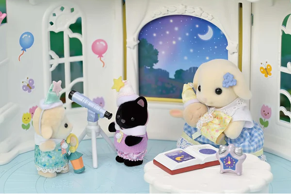 Sylvanian Families - Nursery Friends Sleepover Party Trio