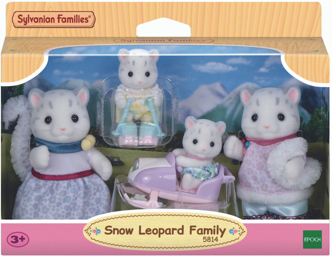 Sylvanian Families Snow Leopard Family