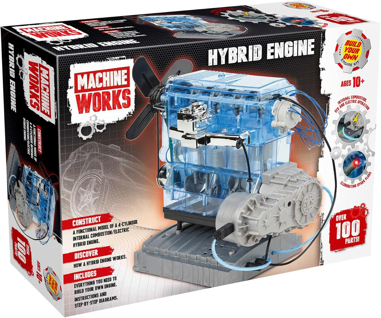 Machine Works: 4 Cylinder Hybrid Engine