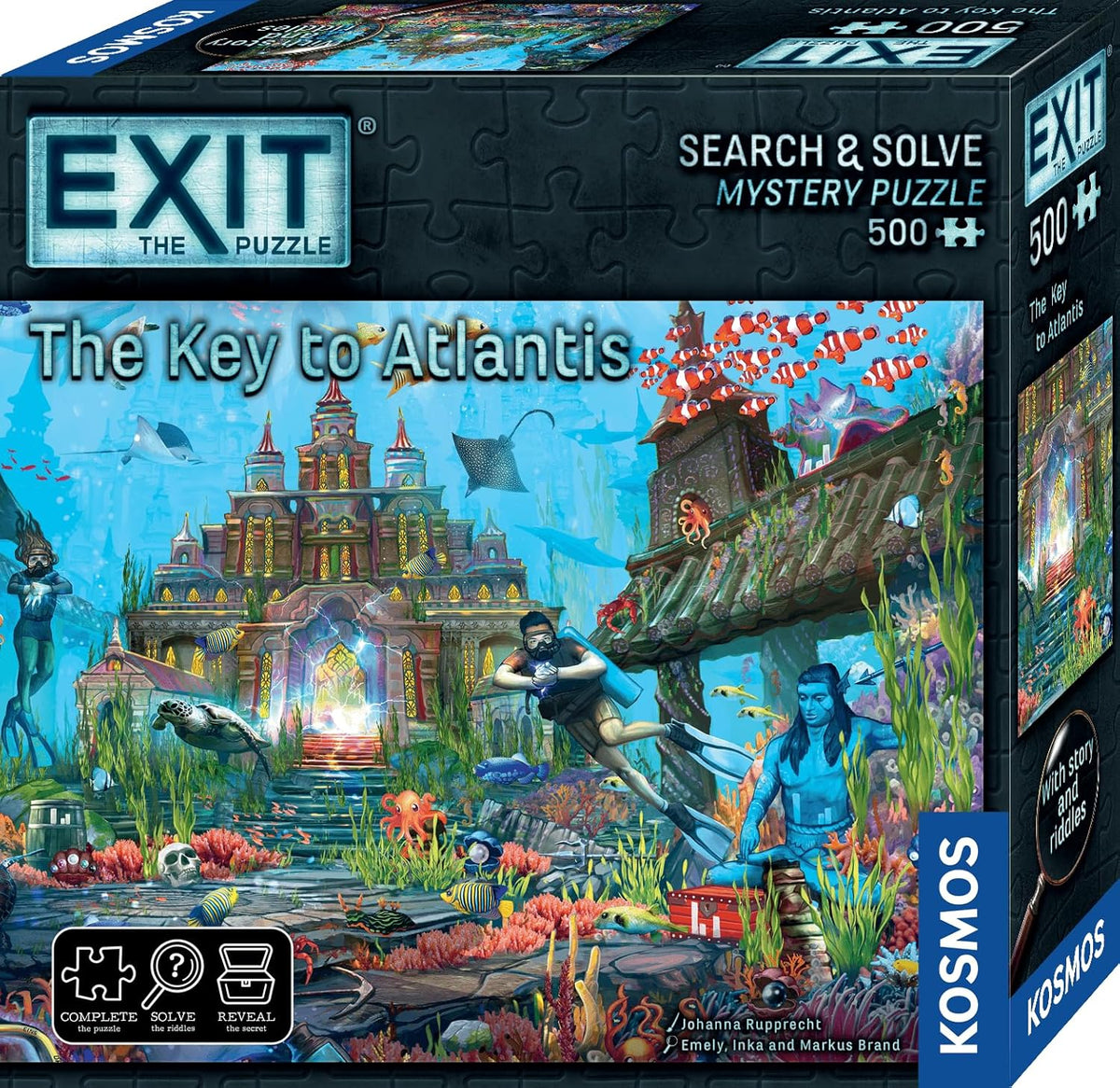 Exit the Game The Key to Atlantis (Game and Puzzle)