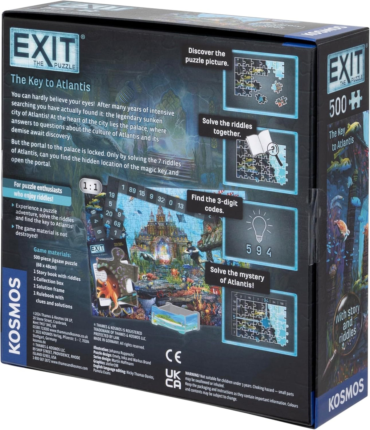 Exit the Game The Key to Atlantis (Game and Puzzle)