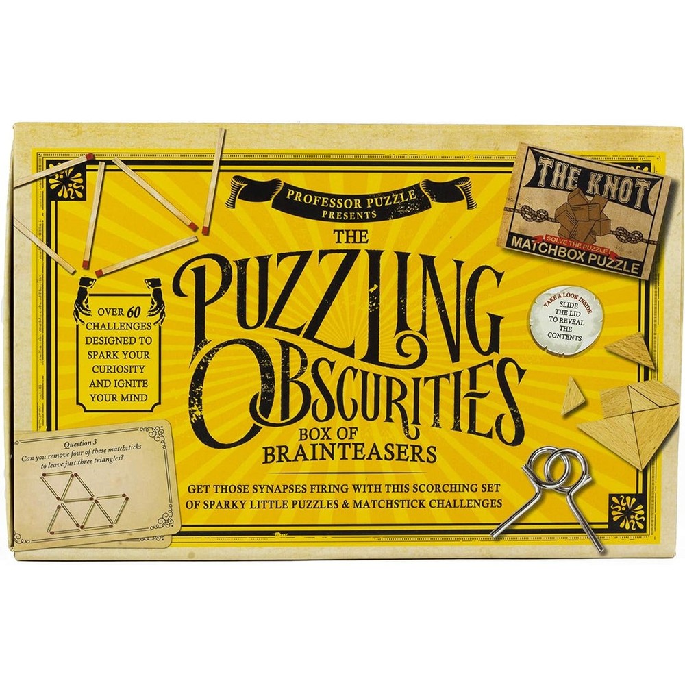 Professor Puzzle: Puzzling Obscurities