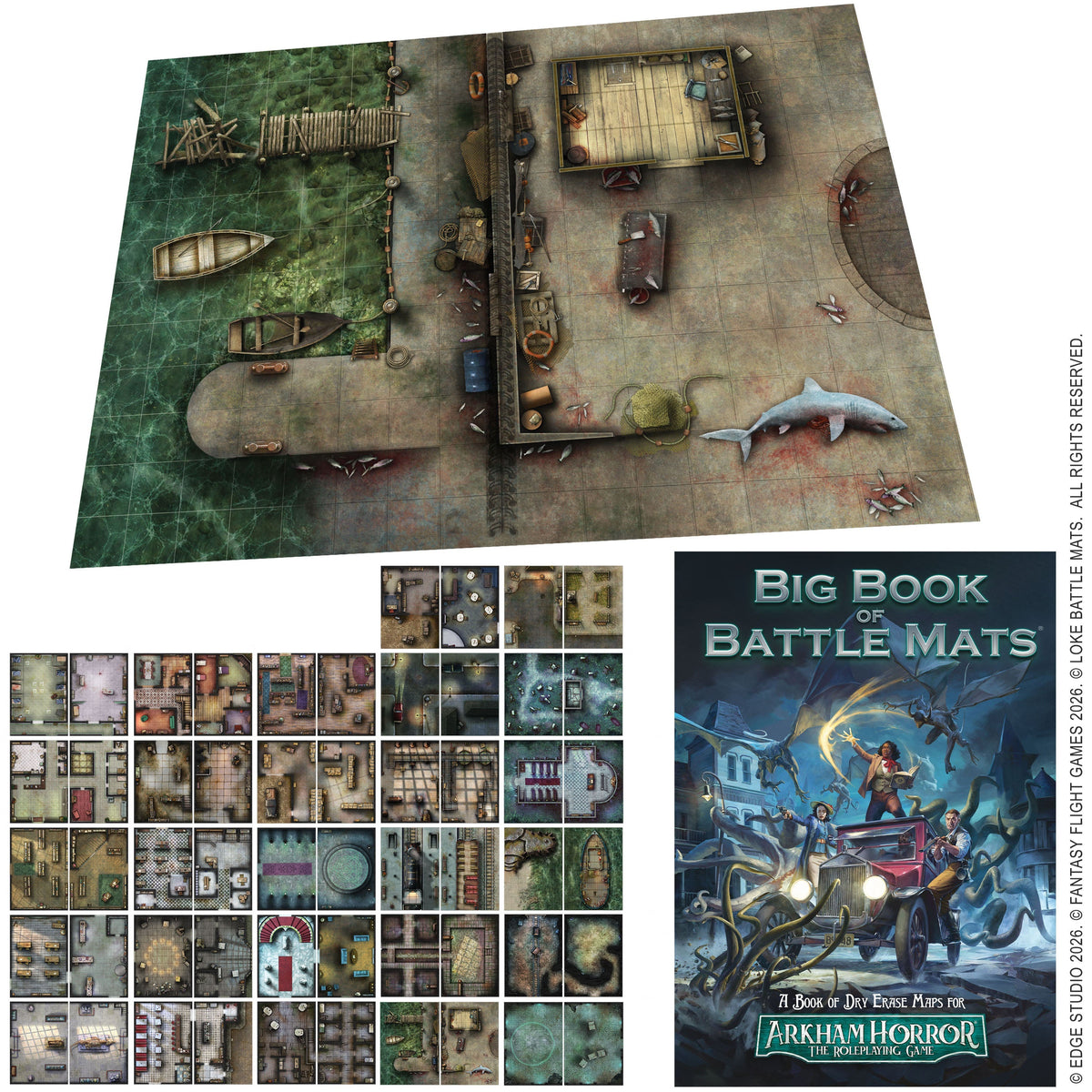 Big Book of Battle Mats for Arkham Horror