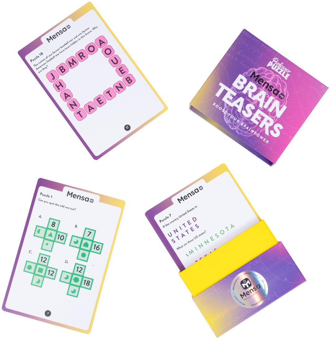Professor Puzzle: Mensa Brain Teasers
